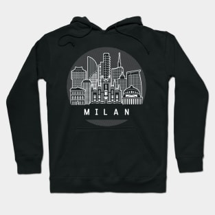 Milan Italy Skyline Hoodie